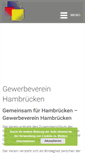 Mobile Screenshot of gewerbeverein-hambruecken.de